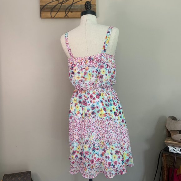 BeBop Multi Colored Floral Strap Dress Coastal Cowgirl - Picture 2 of 11